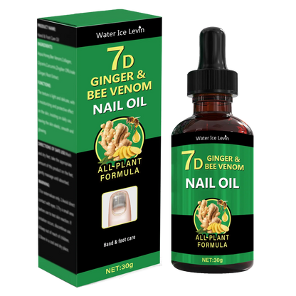 7-Day Ginger Nail Care Essence, Suitable for Hands and Feet, Deeply Nourishes, Mild and Hypoallergenic, Daily Moisturizing, Suitable for All Nail Types