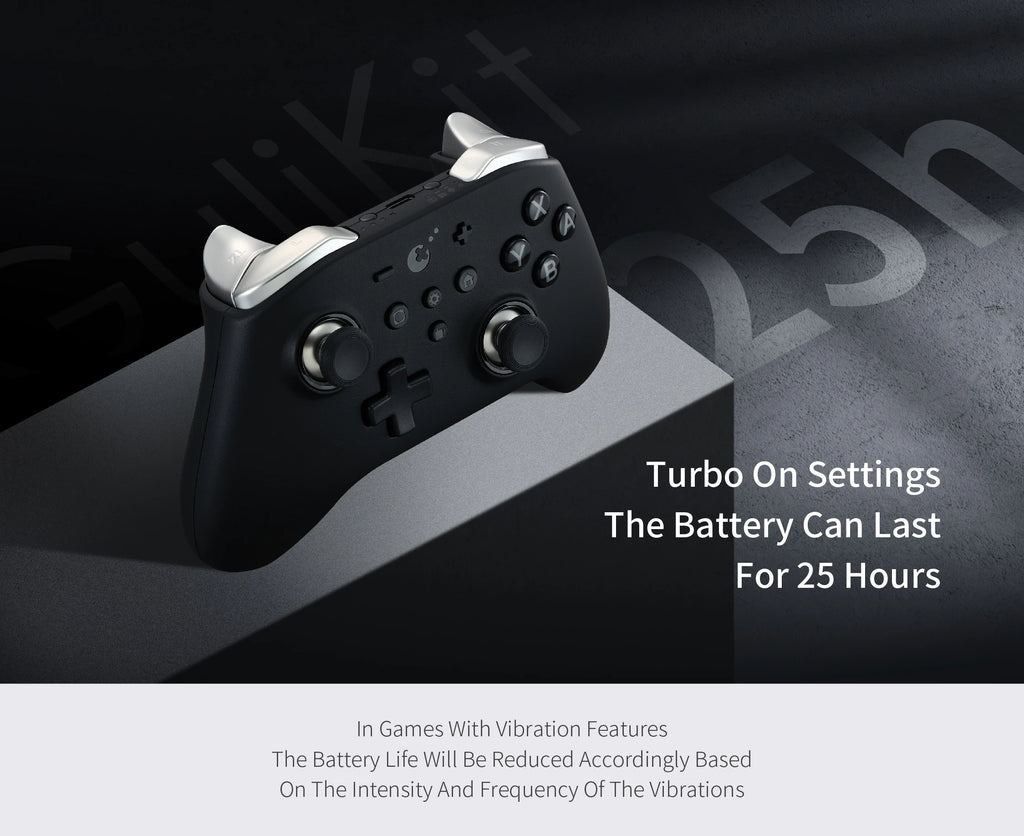 GuliKit KK2T Wireless Bluetooth Game Controller With Anti-Drift TMR Magnetic Joystick for PC/Windows/Switch/Steam Deck/iOS/macOs