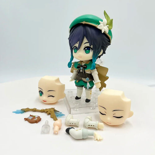 #1718 Traveler/Lumine Anime Figure #1717 Aether Action Figure #1795 Venti Figurine Adult Collectible Model Doll Toys Gifts 10cm