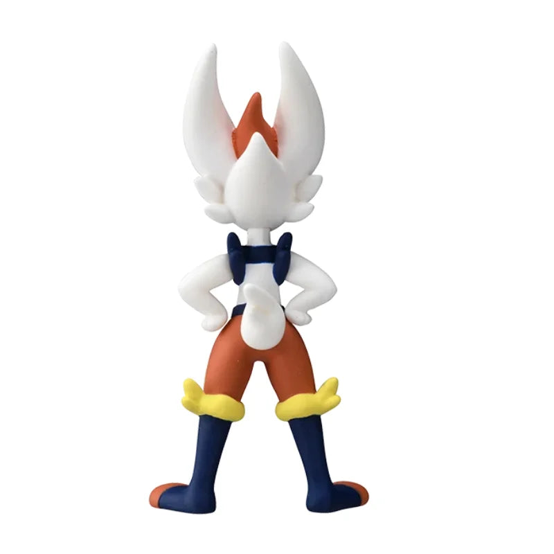 TOMY Original Pokemon Figures MS-35 Handsome Cinderace Model Anime Collection Exquisite Perfect Children Gifts  Toys