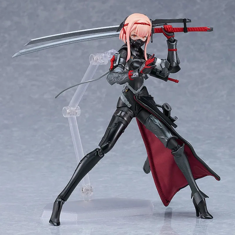 #621 Figma FALSLANDER Samurai Anime Girl Figure Lanze Reiter/Ronin/Hemet Nethel Action Figure Collectible Model Doll Toys 15cm