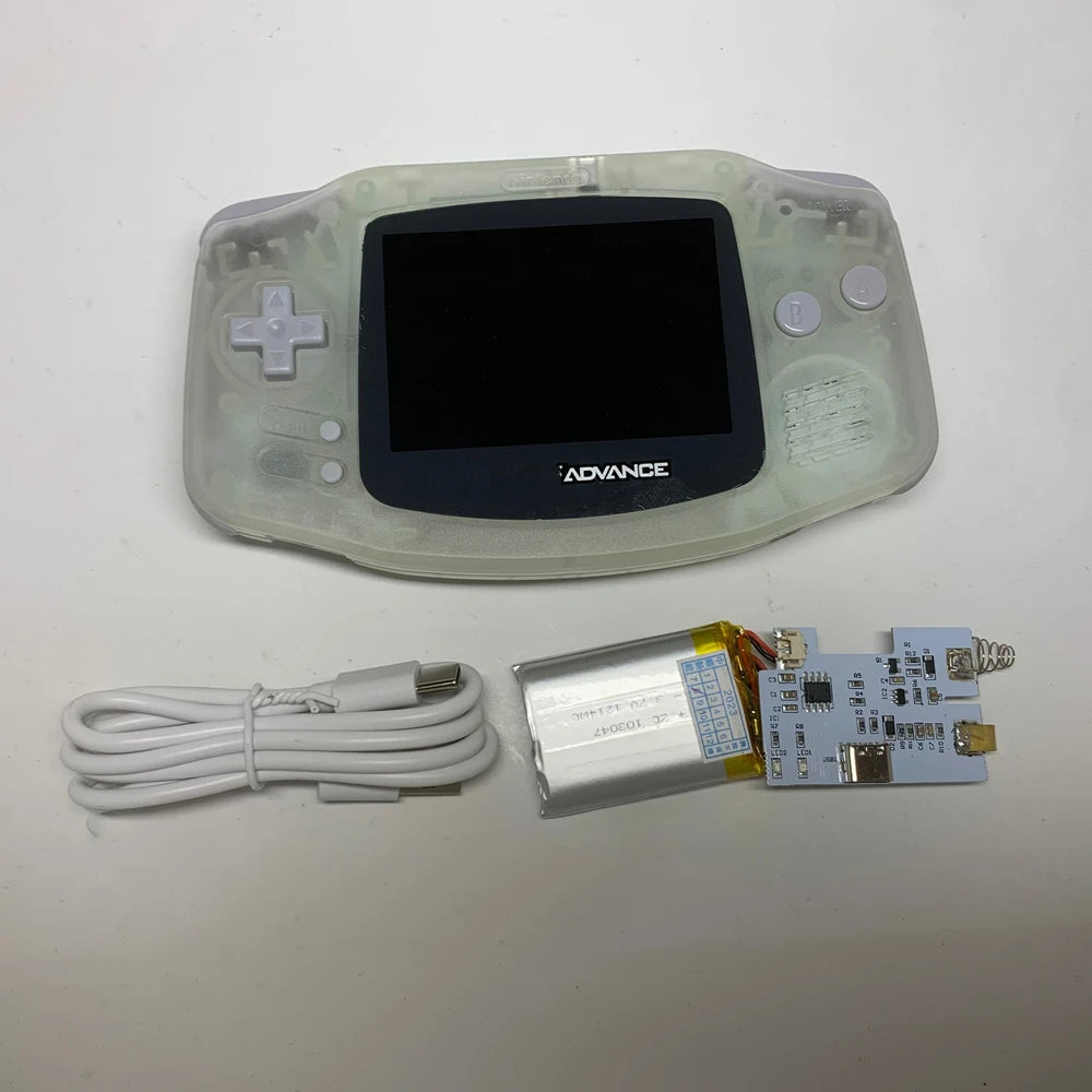 GBA Handheld Gaming Console Highlight IPS Screen Display and A Brand New Controller Housing for Nintendo  GAME BOY ADVANCE