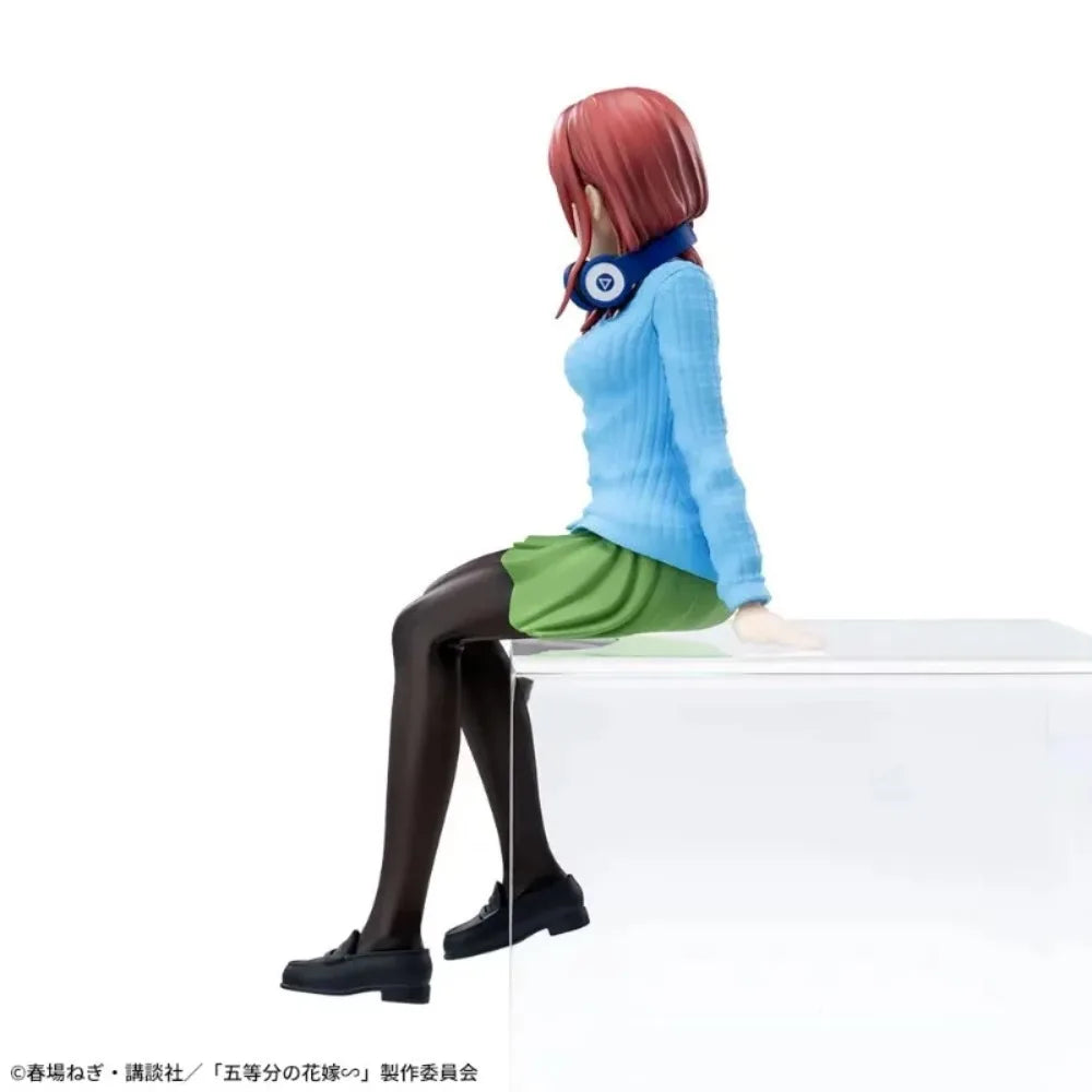In Stock SEGA Original Genuine Premium Figure The Quintessential Quintuplets Nakano Miku 14cm Anime Collection Model Toy Figures