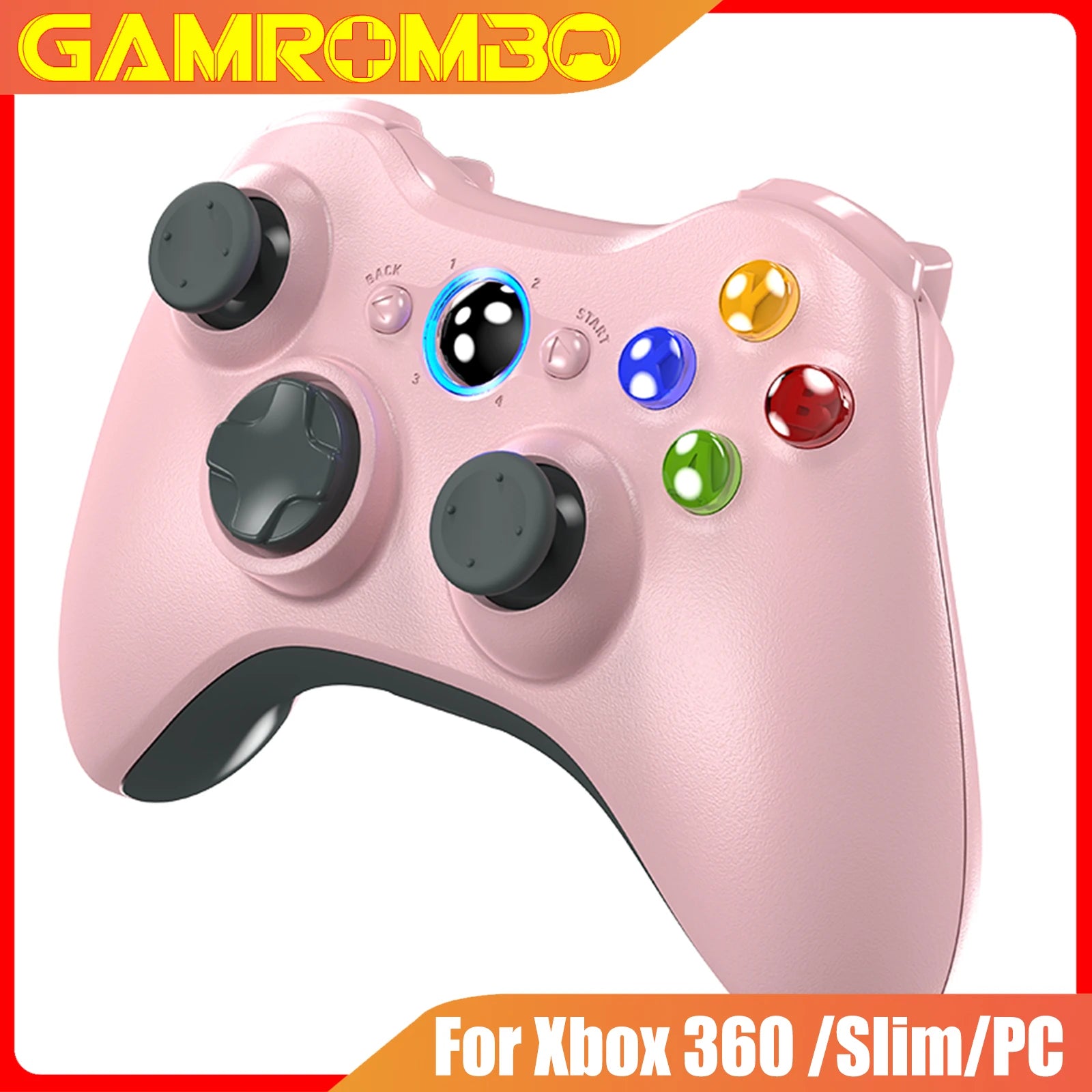 Game Controller for Xbox 360/Slim/Lite PC/IOS/Android Gamepad Wireless Remote Controle Handle W/ Dual Vibration Gaming Joystick