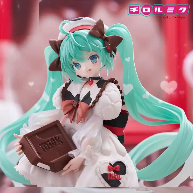 Original FuRyu Hatsune Miku x Tirol Trio-Try-iT Anime Action Figures Model Toy Action Figurine PVC Toys Toys Collection