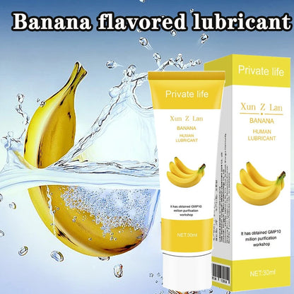 Banana flavored lubricant Water-based Lubrication