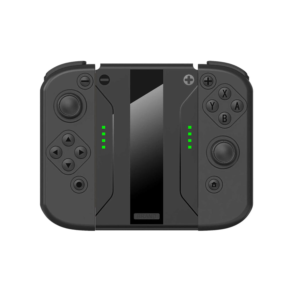 Works with Switch-J left and right game controllers, can be used with Nintendo Switch/OLE D, 2-in-1 extended controller grip