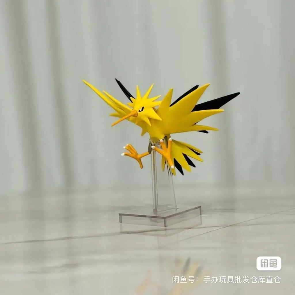 Genuine Scale The World Legend of The Elves Legendary Bird Articuno Moltres Zapdos Cute Action Figure Model Toys