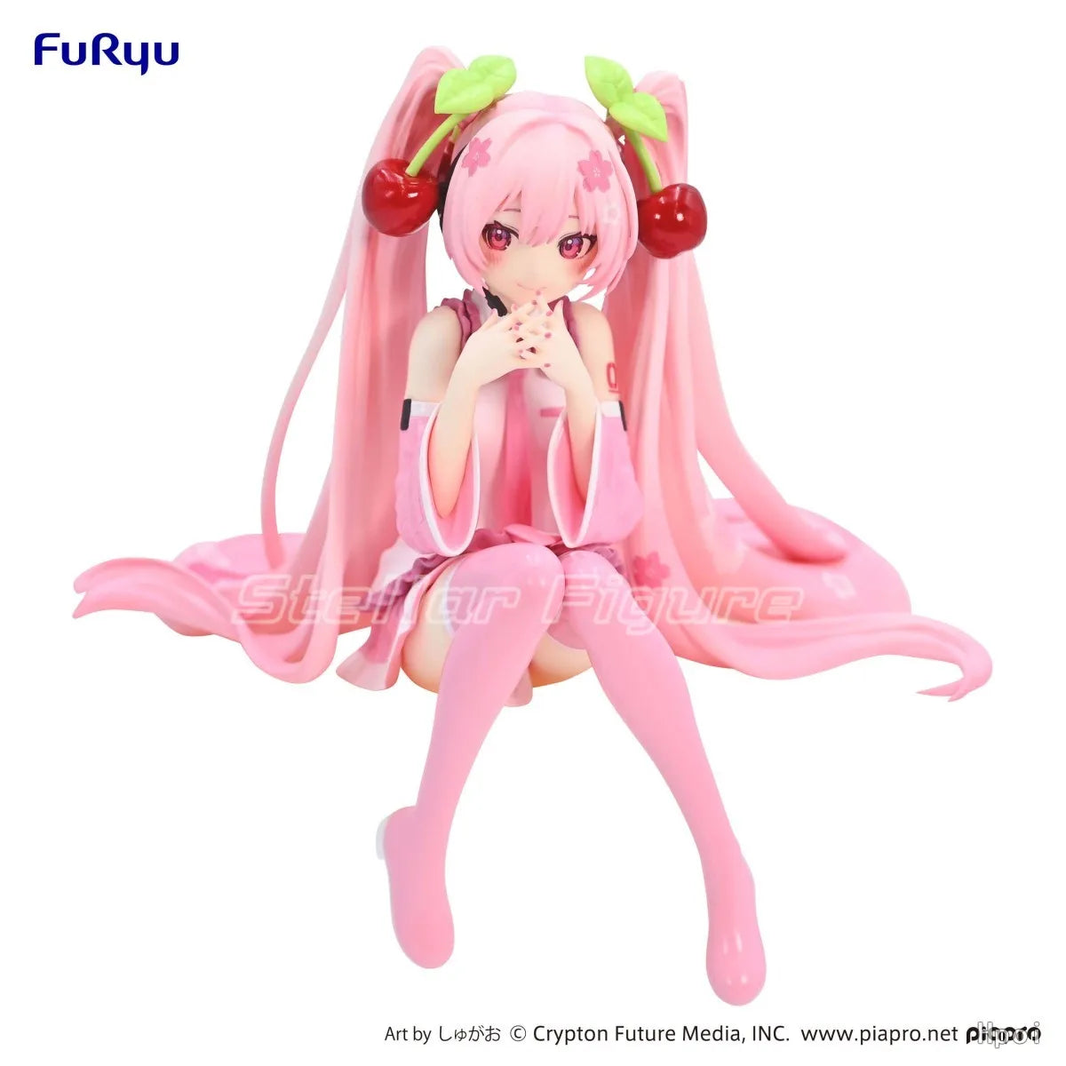 【SF】In Stock Original FuRyu Noodle Stopper Piapro Characters Sakura Miku 2023 Smile Figures Gift Anime Model