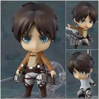 #207 Attack On Titan Eren Yeager Anime Figure #213 Shingeki no Kyojin Levi Action Figure #203 Mikasa Figure Model Doll Toys Gift