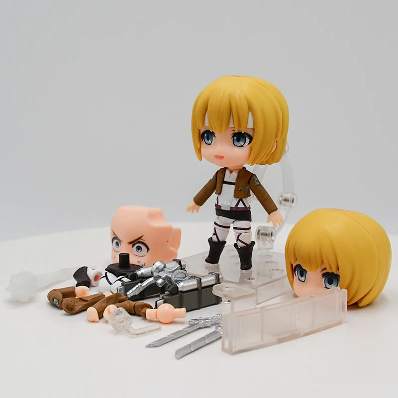 #435 Attack on Titan Armin Arlert Anime Girl Figure Levi Ackerman Action Figure Shingeki no Kyojin Figurine Model Doll Toys Gift