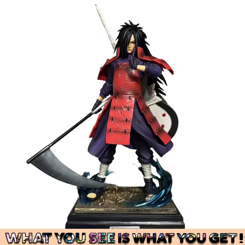 Naruto Shippuden Anime Figures Uchiha Madara Action Figure PVC 36cm Statue Desktop Ornament Figurine Figma Collectible Toys