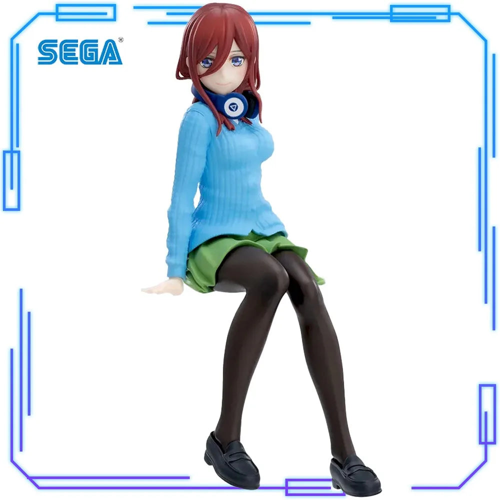 In Stock SEGA Original Genuine Premium Figure The Quintessential Quintuplets Nakano Miku 14cm Anime Collection Model Toy Figures