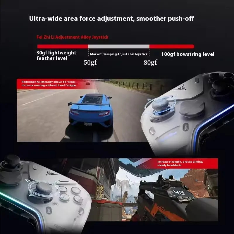 Flydigi APEX 5/4 Game Controller Black Myth WuKong Handle Elite Force Feedback Trigger Wireless Gamepads PC/Switch/Mobile/TV