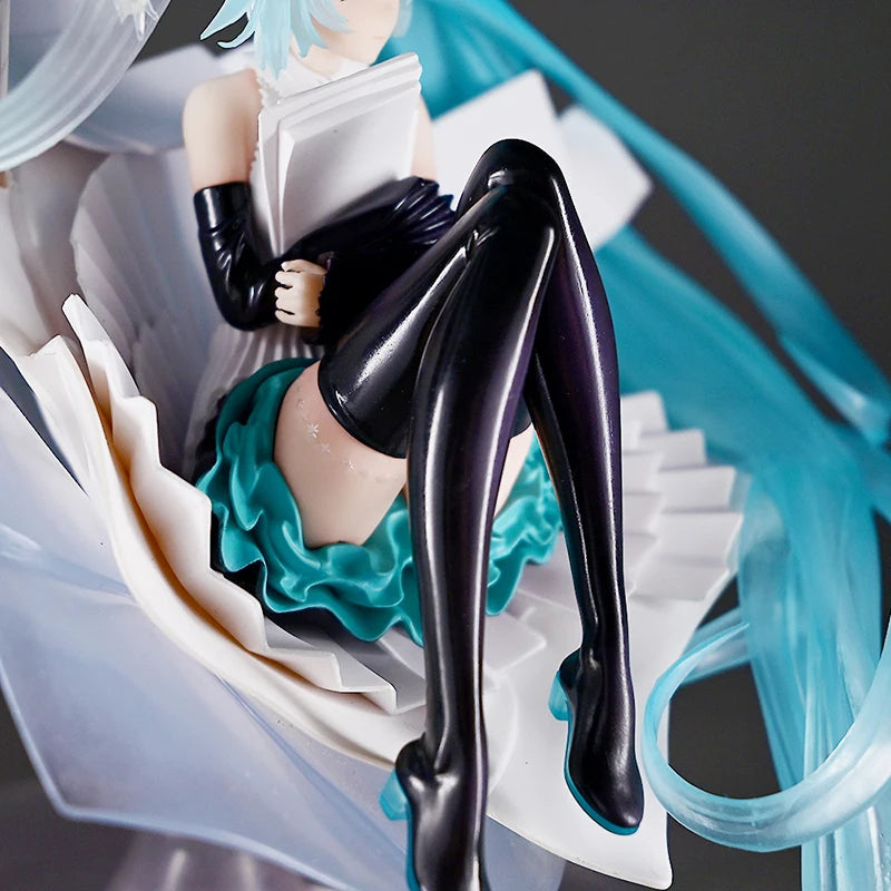 Hatsune Miku Music Note Ver Anime Figures Static Model Statue Chassis Desktop Decoration Trendy Toys Surprise Collectable Gifts