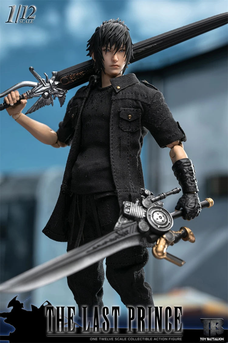 TOYS BATTALION TB019 1/12 Scale Collectible Figure The Last Prince Anime Dolls Noctis Lucis Caelum 6" Men Soldier Action Figure
