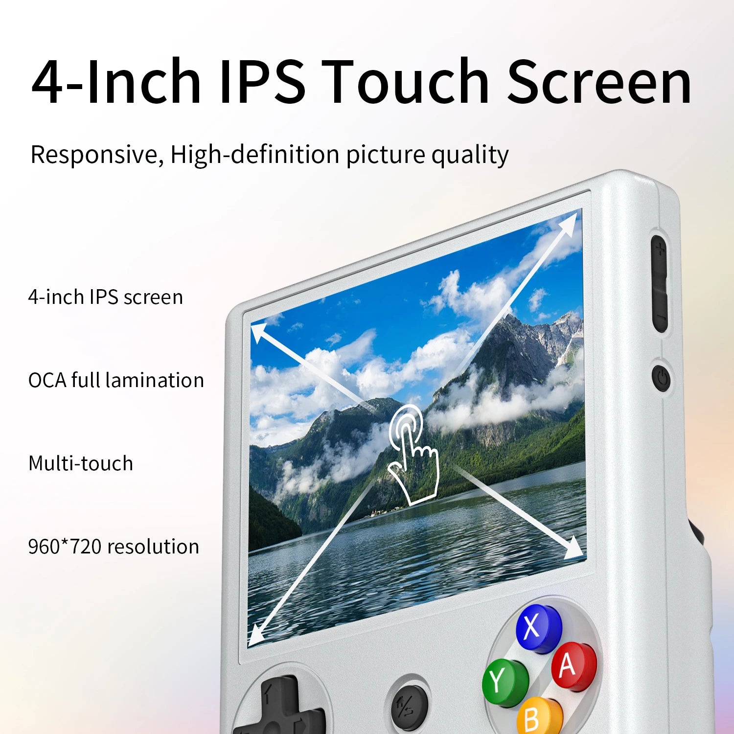 ANBERNIC RG406V Handheld Game Console RG 406V 4-inch IPS Multi-touch Screen Retro Game Player Android 13 5500mAh 1080p DP Output