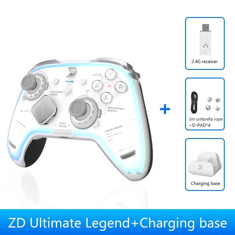 Zd Ultimate Legend Game Controller Elite Modular Sensory Rgb Switch Phone Bluetooth Controller Ns Tablet Steam Xbox Gifts ZD New
