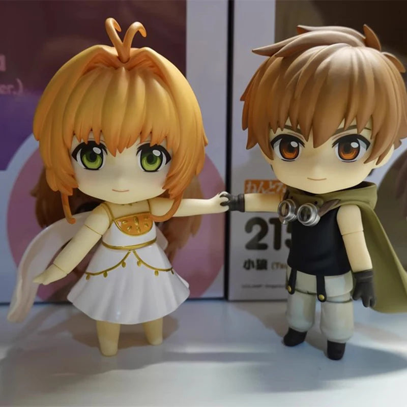 #2152 Tsubasa Reservoir Chronicle Sakura Anime Girl Figure #2153 Syaoran Action Figure Mokona Modoki Figurine Model Doll Toys