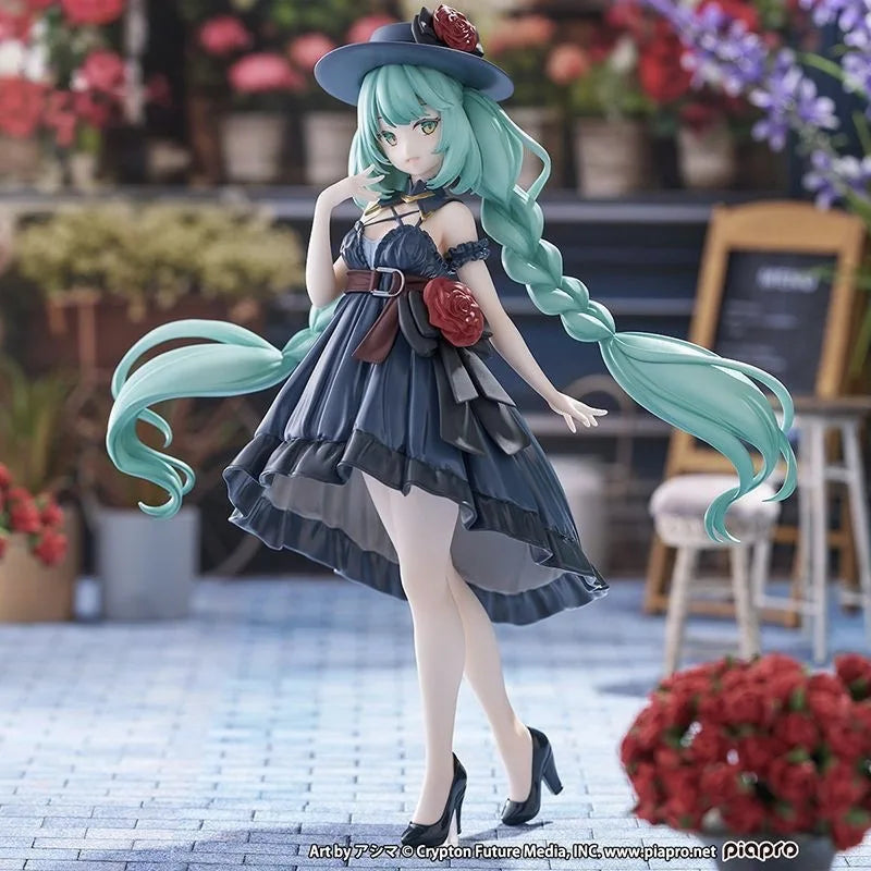 20CM Anime Hatsune Miku Action Figures Trio Try iT Figure Outdoor Dress Kawaii Anime Figurines Model Toy Gift Desktop Decoration