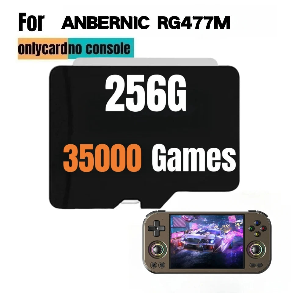 For ANBERNIC RG 477M TF Card Memory Card Preloaded Games 512GPSP Games Video Game Console Pre-install Retro Games Card RG477M
