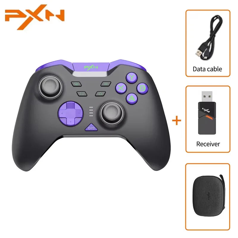 PXN P50S/P5 8K Bluetooth Game Controller HD Shock Hall Trigger Rocker Joystick Gamepad NS/Steam/PC/Phone Wireless Gamepads