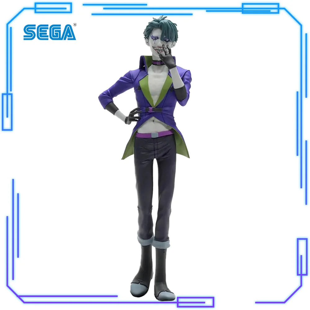 In Stock SEGA Original Genuine Anime Suicide Squad Isekai Desktop×Decorate Collections Harley Quinn Joker 16cm Model Toy Figures