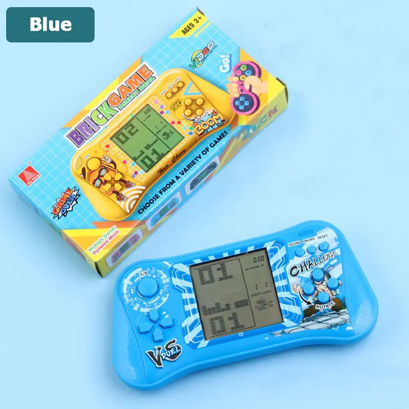 Puzzle Toys Handheld Game Console Classic Retro Tetris Handheld Game Player Nostalgic Educational Machine Childhood Kids Gift