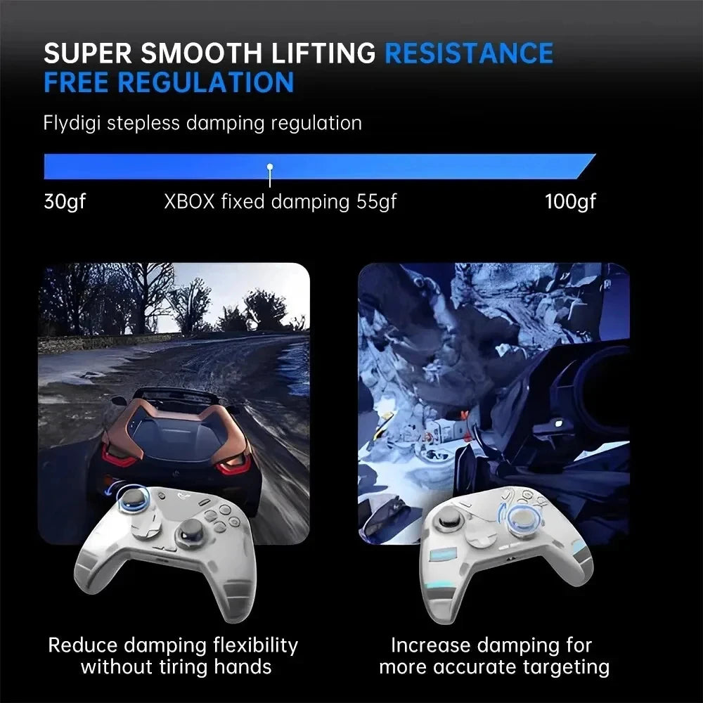 Flydigi Apex 4 Power Feedback Game Controller Mobile Pc Version Switch Suitable Handheld Grips Game Controller Peripherals Gift