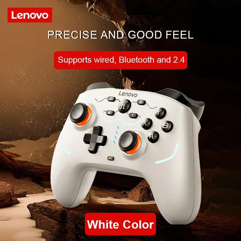 Lenovo S04 Gamepad Support TURBO Function High Sensitivity Game Controller For Switch2 phone/Tablet/Smart TV Joystick Controller