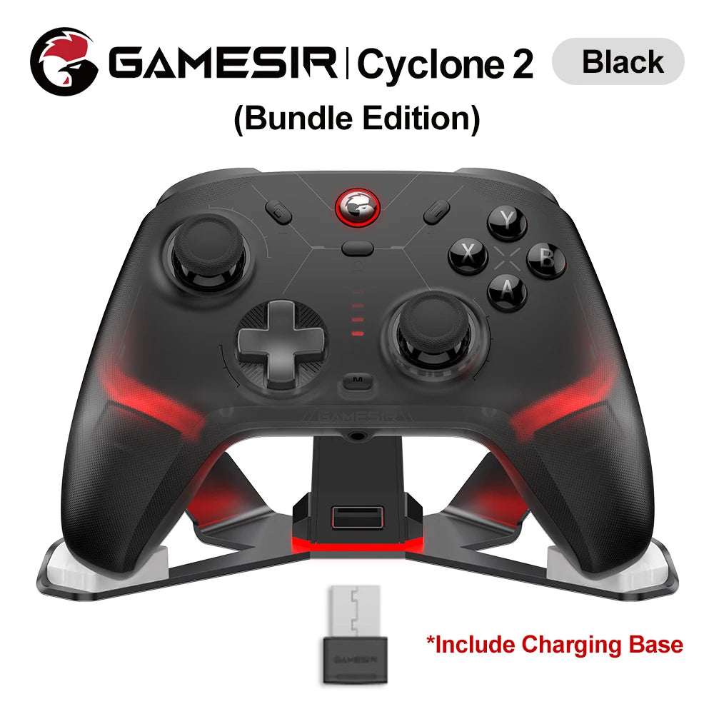 GameSir Cyclone 2 Multiplatform Wireless Game Controller with GameSir Mag Res TMR Sticks for Switch Android iOS PC and Steam