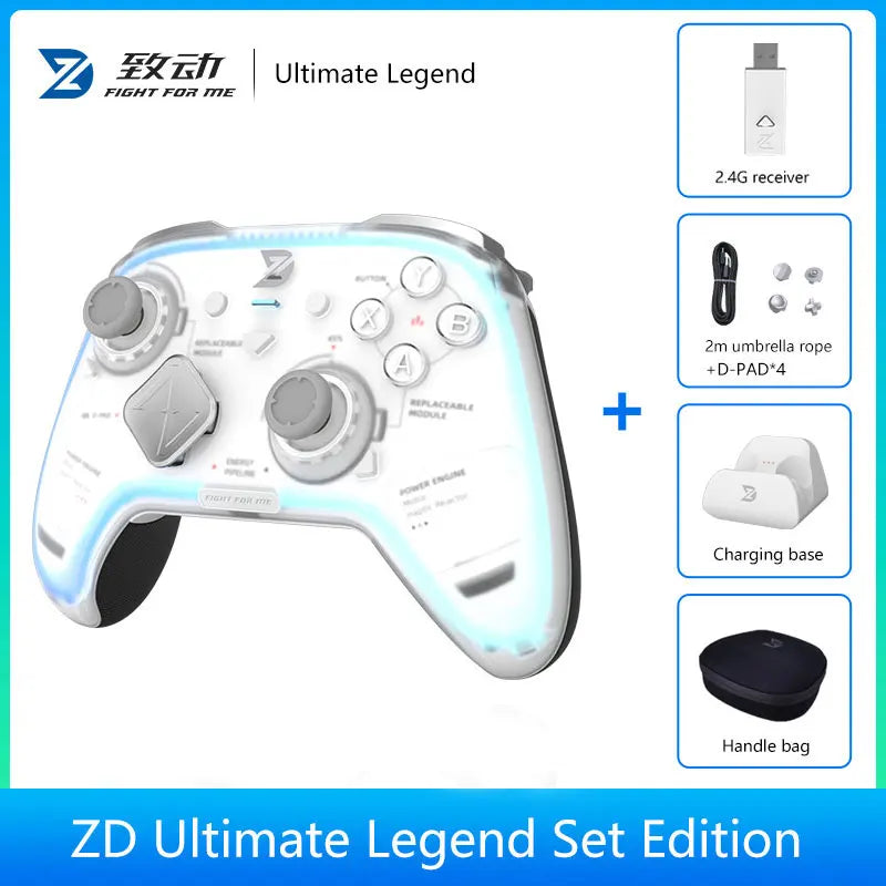Zd Ultimate Legend Game Controller Elite Modular Sensory Rgb Switch Phone Bluetooth Controller Ns Tablet Steam Xbox Gifts ZD New