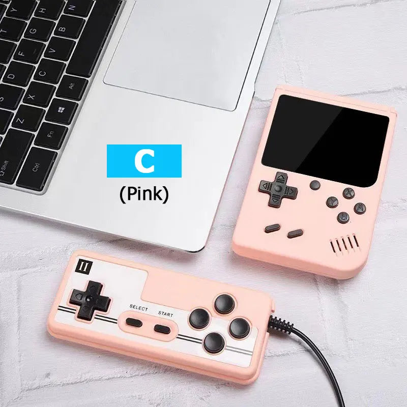 Portable Retro Mini Video Game Console 8-Bit Handheld Game Player Built-in 500 Games AV Out Game Console 3.0 Inch Color HD LCD