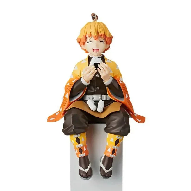 Hot Anime Demon Slayer Sit Eating High Quality Rice Figure All Style Tanjirou Nezuko Kyoujurou Tengen Tokitou Muichirou Figurine