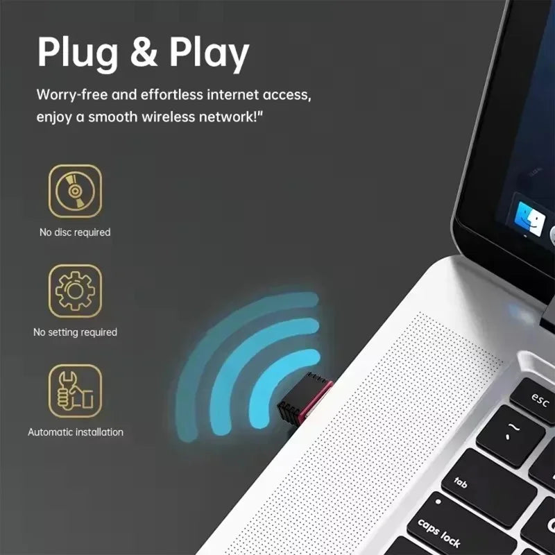 For R36S Game Console RTL8188FTV USB Dongles Wireless Small Network Card Type C OTG Adaptor for R36S/R36H Game Accessories