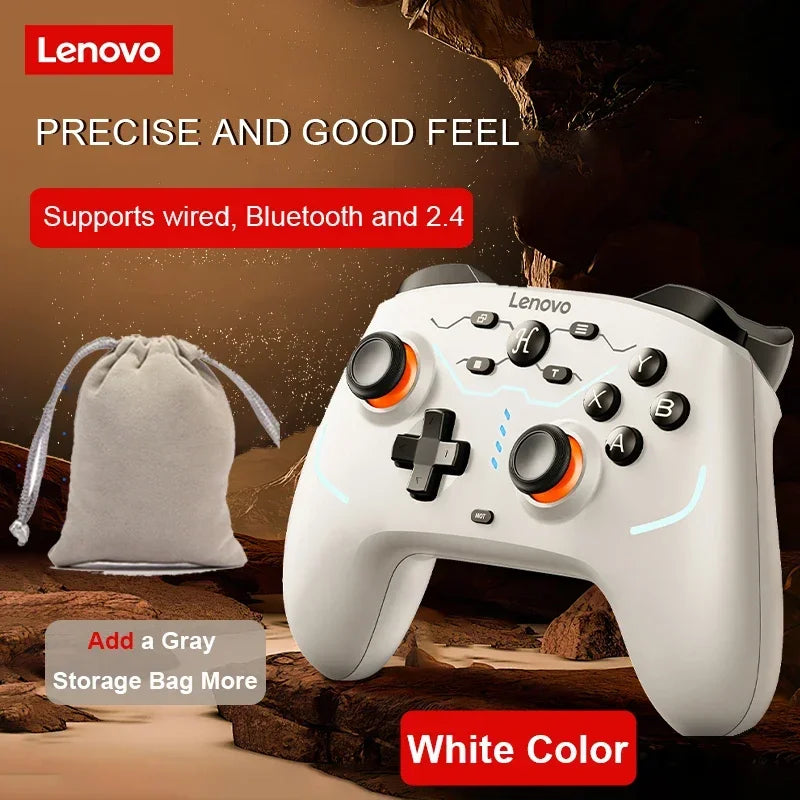 Lenovo S04 Gamepad Support TURBO Function High Sensitivity Game Controller For Switch2 phone/Tablet/Smart TV Joystick Controller