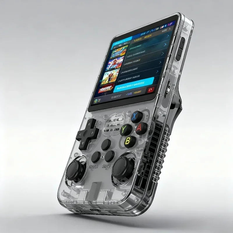 New Retro R36S Handheld Video Game Console 3.5 Inch IPS Screen 64GB/128GB Preloaded Games Portable Pocket Player Linux System