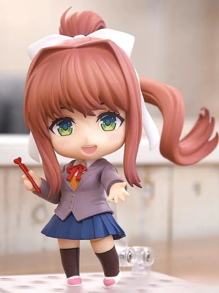 #2283 Doki Literature Club! Yuri Anime Girl Figure #1817 Monika Action Figure Natsuki/Sayori Figurine Model Doll Toys Gifts