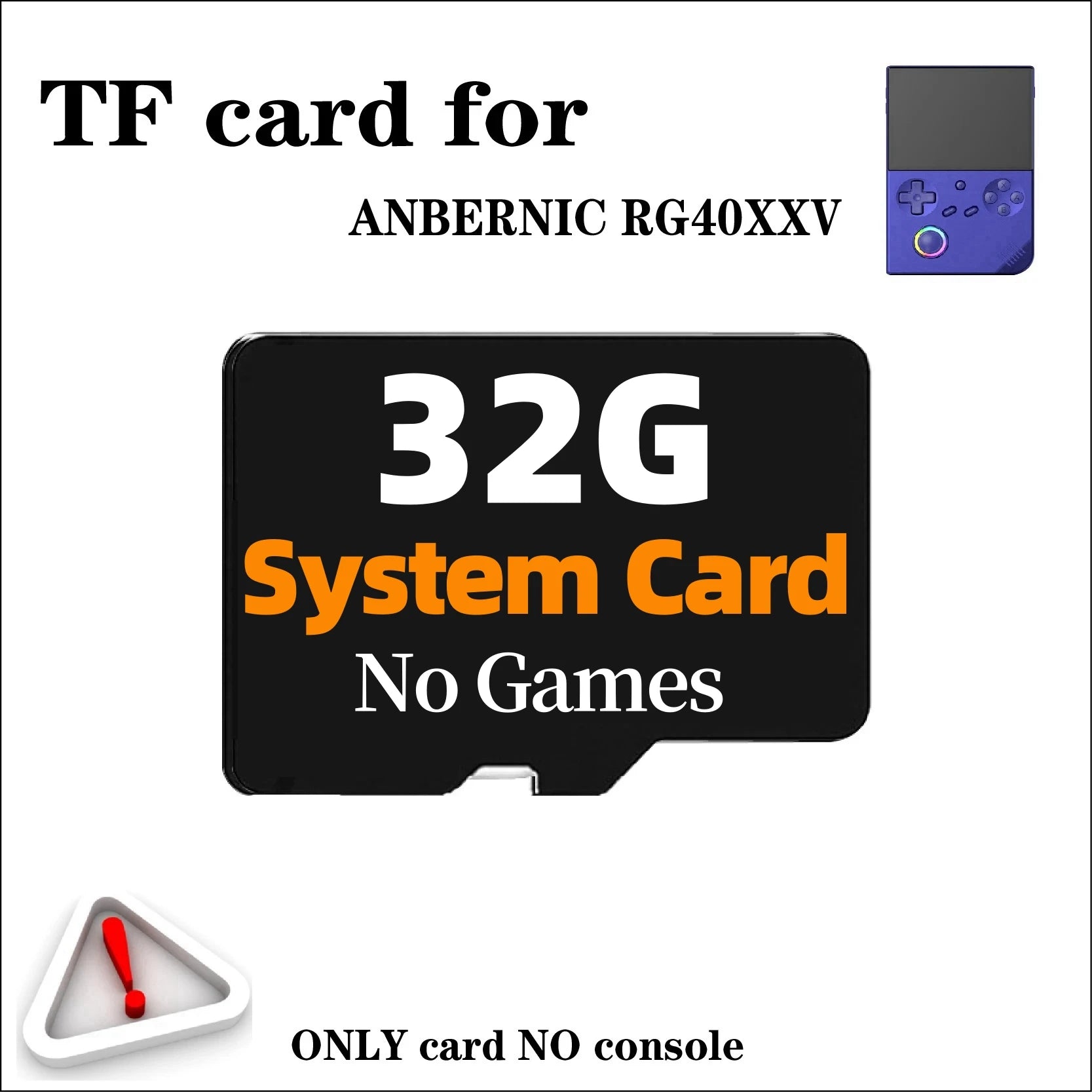 For ANBERNIC RG40XXV TF Card Memory Card Retro Handheld Game Console Video Game Console Card Preloaded Games Universal 256G PSP