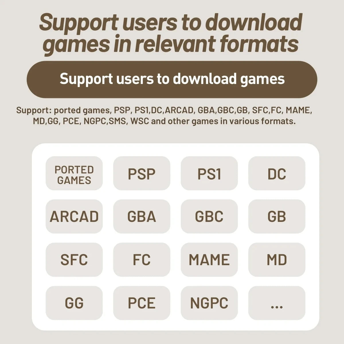 For ANBERNIC RG35XX PLUS TF Card Memory Card Preloaded Games 300+ 256G PSP Games Video Game Console Pre-install Retro Games Card