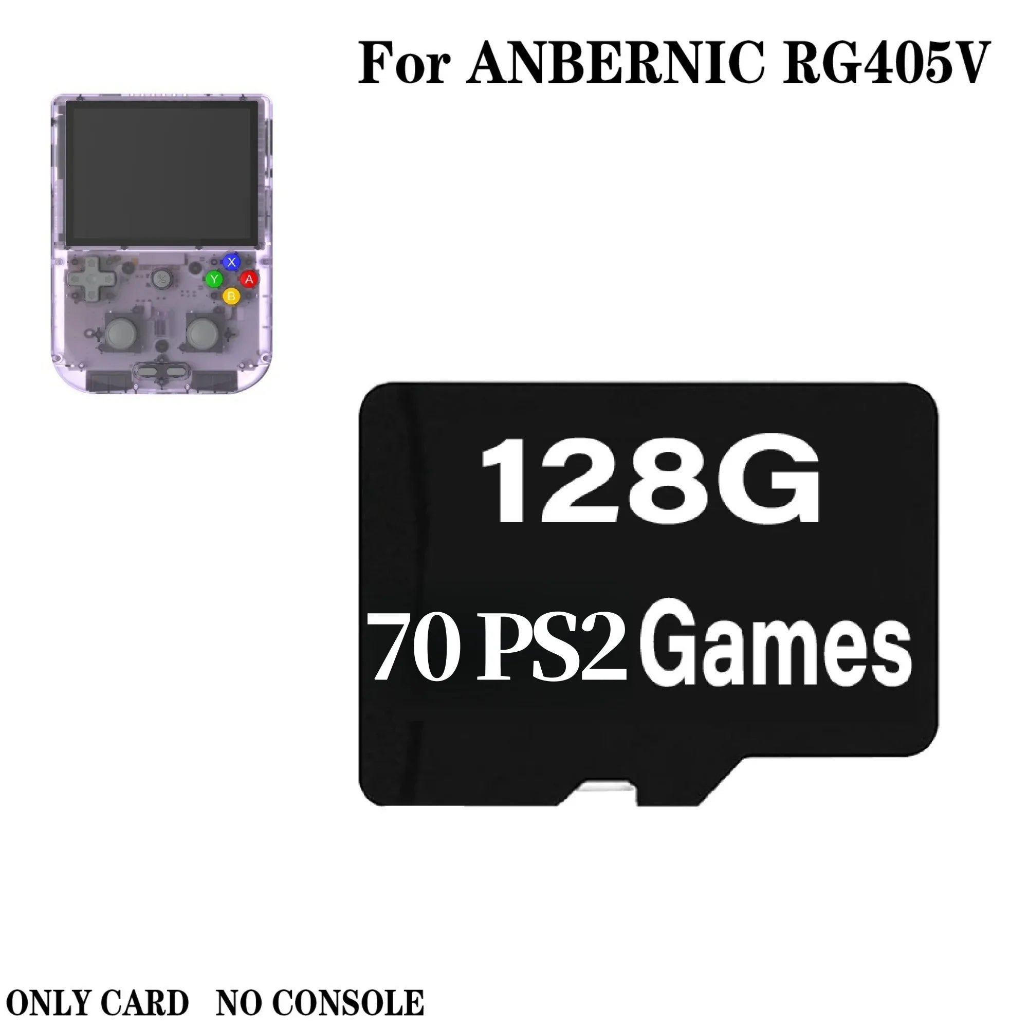 ANBERNIC RG405V PS2 Handheld Game Console TF Card Preloaded Game For Handheld Game Built In 75000 Retro Games Memory Card Gift