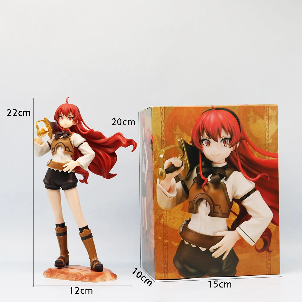 Anime Eris Boreas Figure Toys Mushoku Tensei Action Figures Eris Greyrat Figure Model PVC Collectible Statue Decoration Dolls