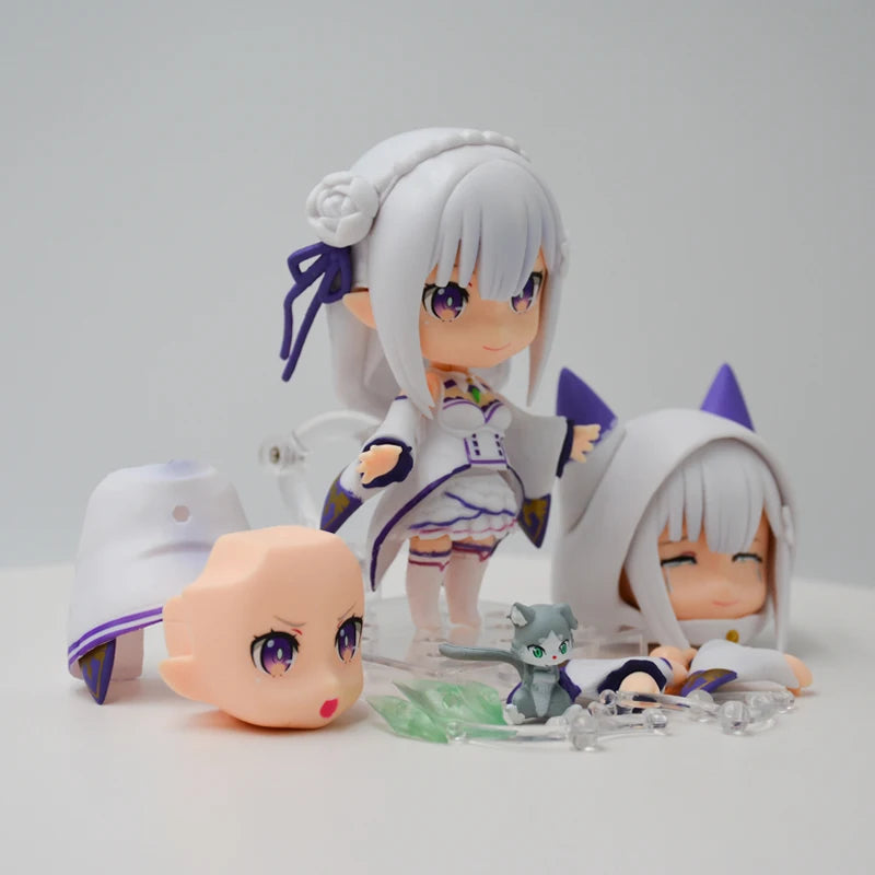 #751 Re:ZERO -Starting Life in Another World Emilia Anime Figure Emilia/Rem/Ram Action Figure Collectible Model Doll Toys Gifts