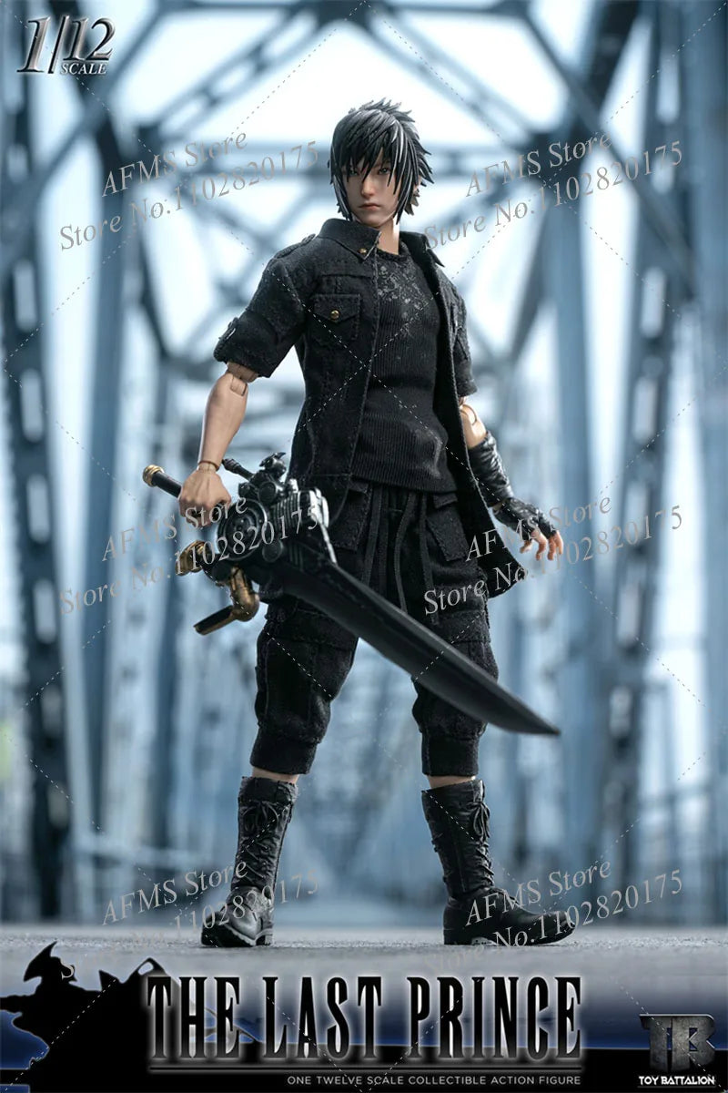 TOYS BATTALION TB019 1/12 Scale Collectible Figure The Last Prince Anime Dolls Noctis Lucis Caelum 6" Men Soldier Action Figure