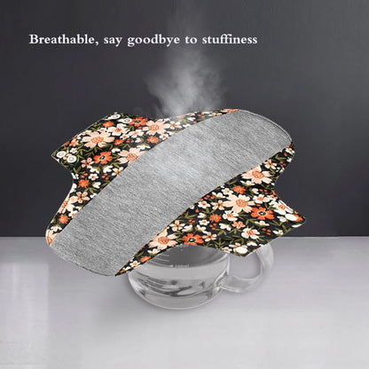 5pcs Anti-Slip Sanitary Pads Graphene Lining Cotton Fabric Breathable Washable Sanitary Napkins for Women Period with Wet Bag