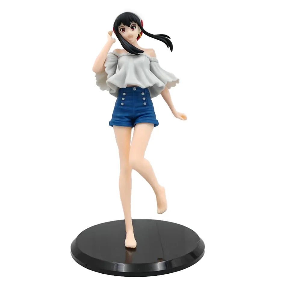 New SPY×FAMILY Anime Figure Kawai Anya Forger Yor Forger Action Figures Standing Figurine Collectible Model Doll Toys In Stock