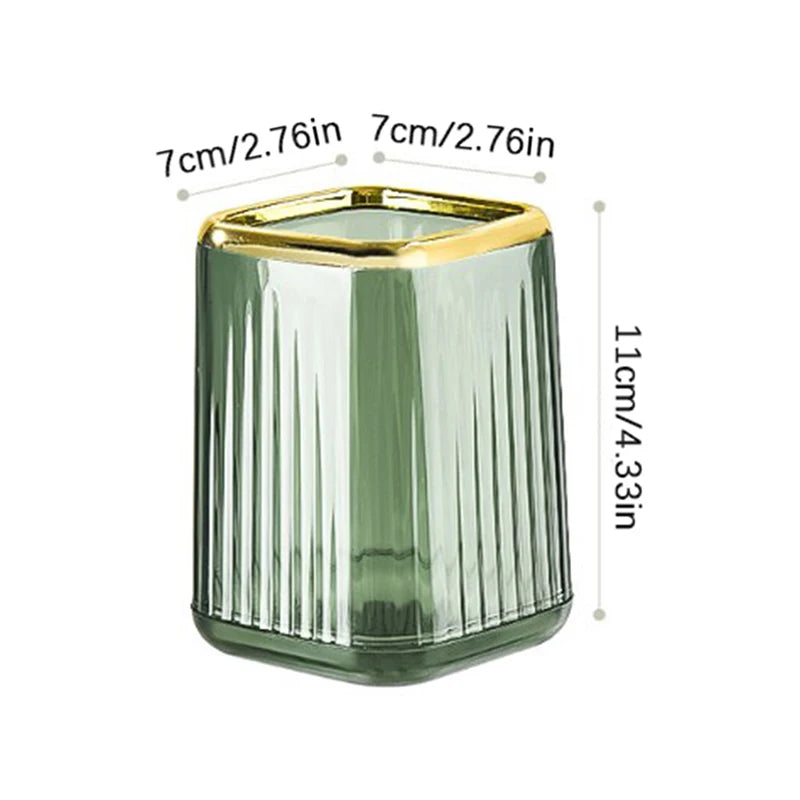 Luxury Makeup Organizers Desktop Cosmetic Brush Storage Box Office Pen Case Make Up Brushes Organizer Lipstick Sundries Holder