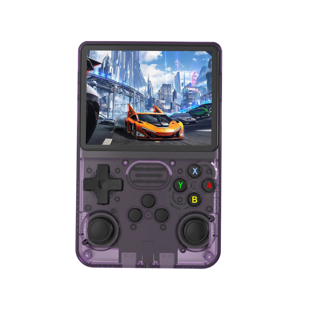 GAMINJA R36S Handheld Game Console 3.5Inch IPS 640x480 Screen Built in 64GB Memory Classic Games Portable Handheld Game Console