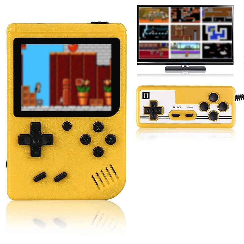 Retro Portable Mini Video Game Console Built-in 400 Games 3.0 Inch LCD Screen Kids Gift 8-Bit Handheld Game Player AV Output