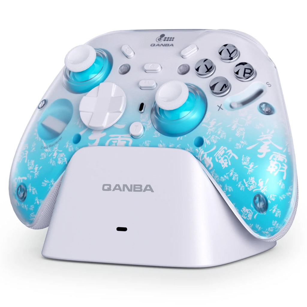 Qanba Phantom Wireless Game Controller Hall joystick Supports 2.4G/Bluetooth/Wired connection Compatible with PC/Android/iOS/TV
